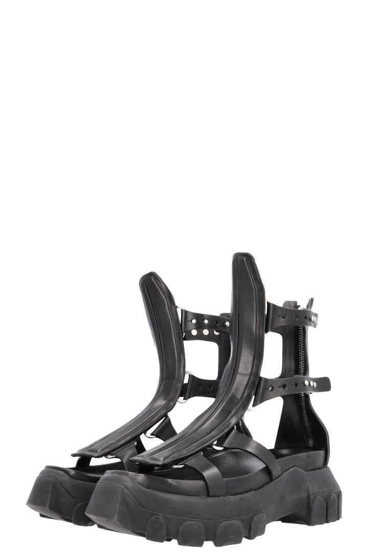 RICK OWENS Tractor Spartan Sandals Black