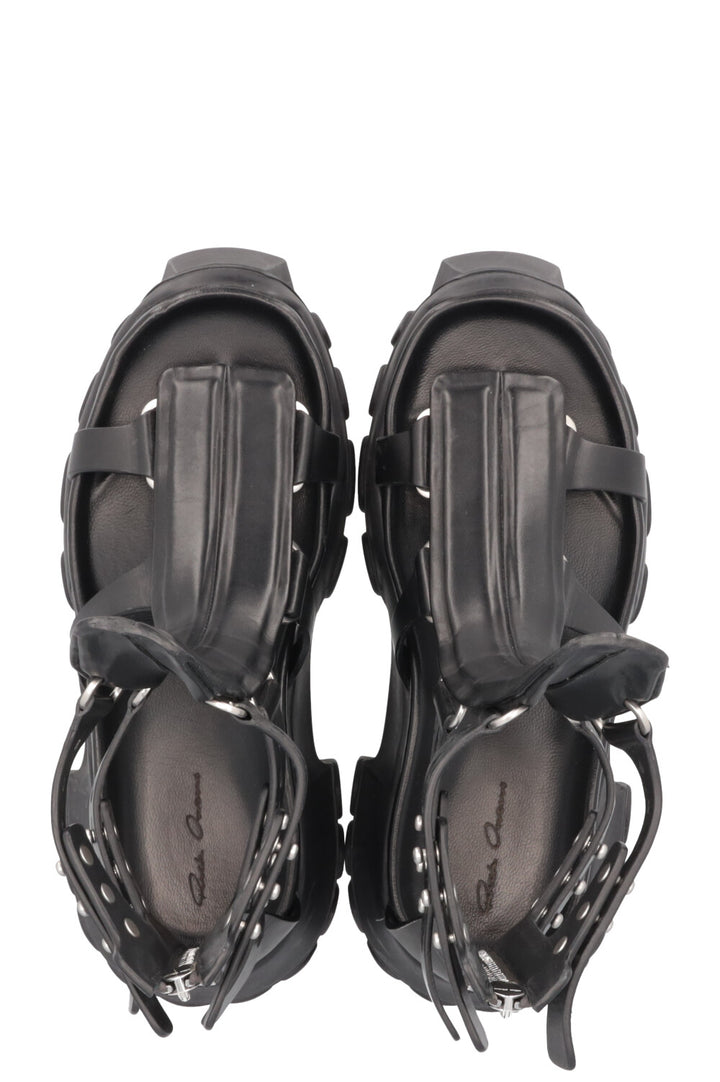 RICK OWENS Tractor Spartan Sandals Black