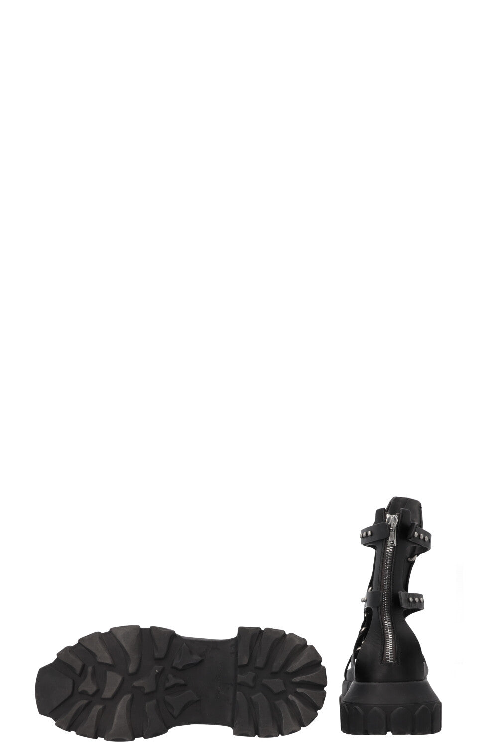 RICK OWENS Tractor Spartan Sandals Black