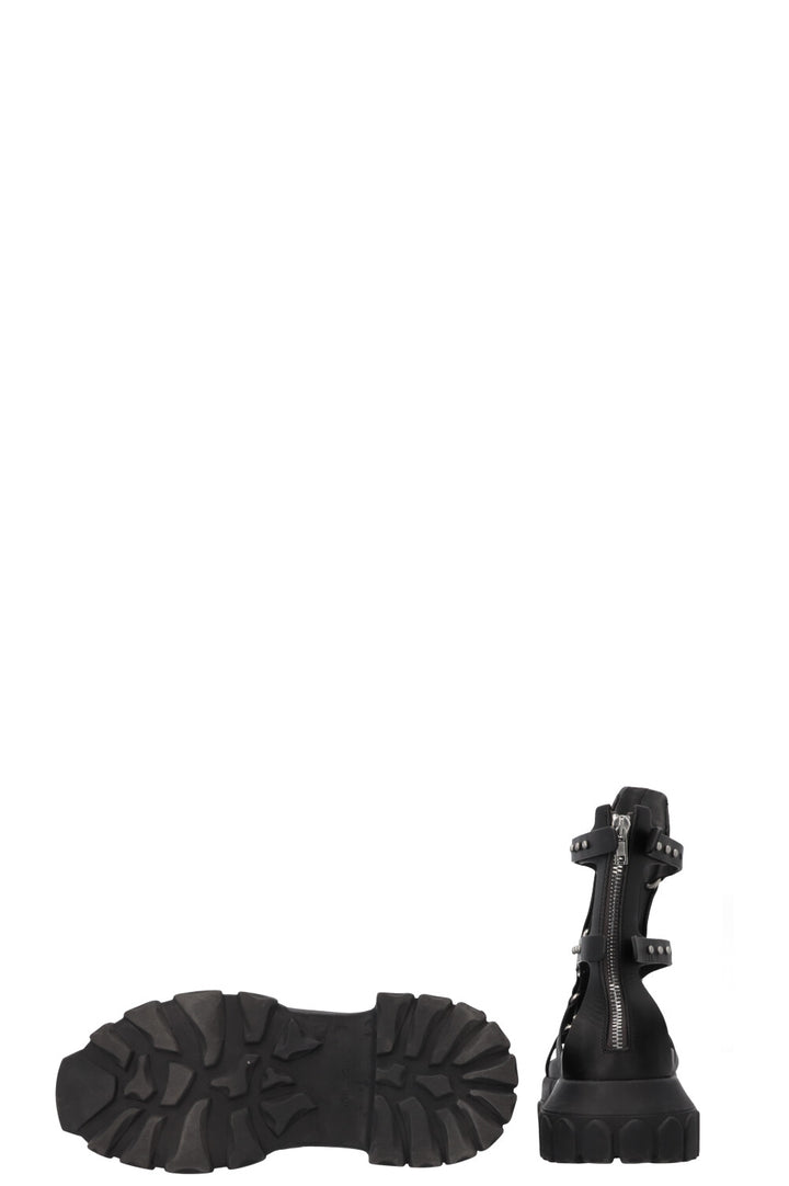 RICK OWENS Tractor Spartan Sandals Black