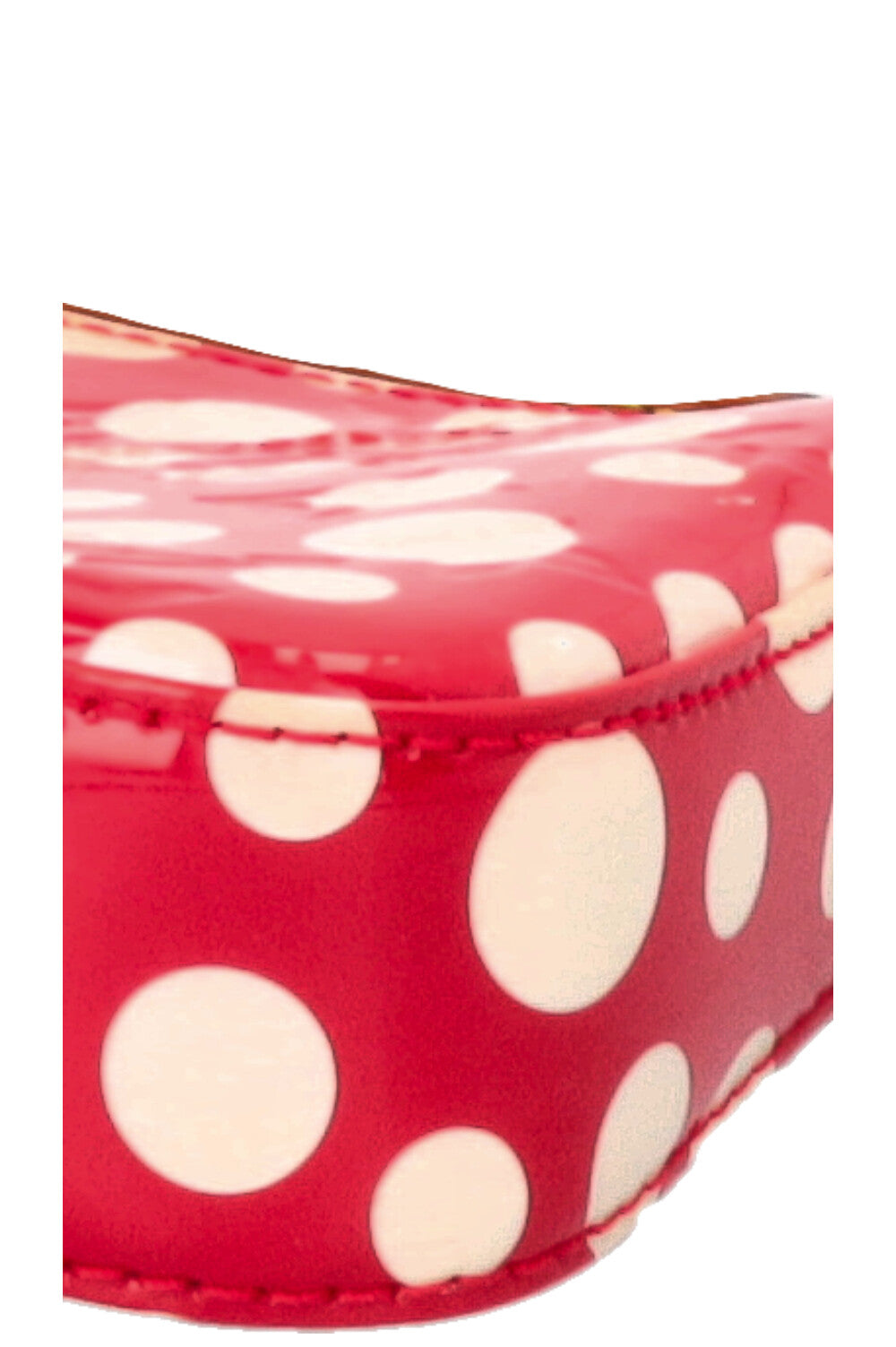 LOUIS VUITTON x YAYOI KUSAMA Pochette Accessories MNG Vernis Dots Red
