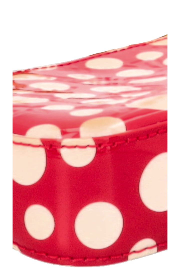 LOUIS VUITTON x YAYOI KUSAMA Pochette Accessories MNG Vernis Dots Red