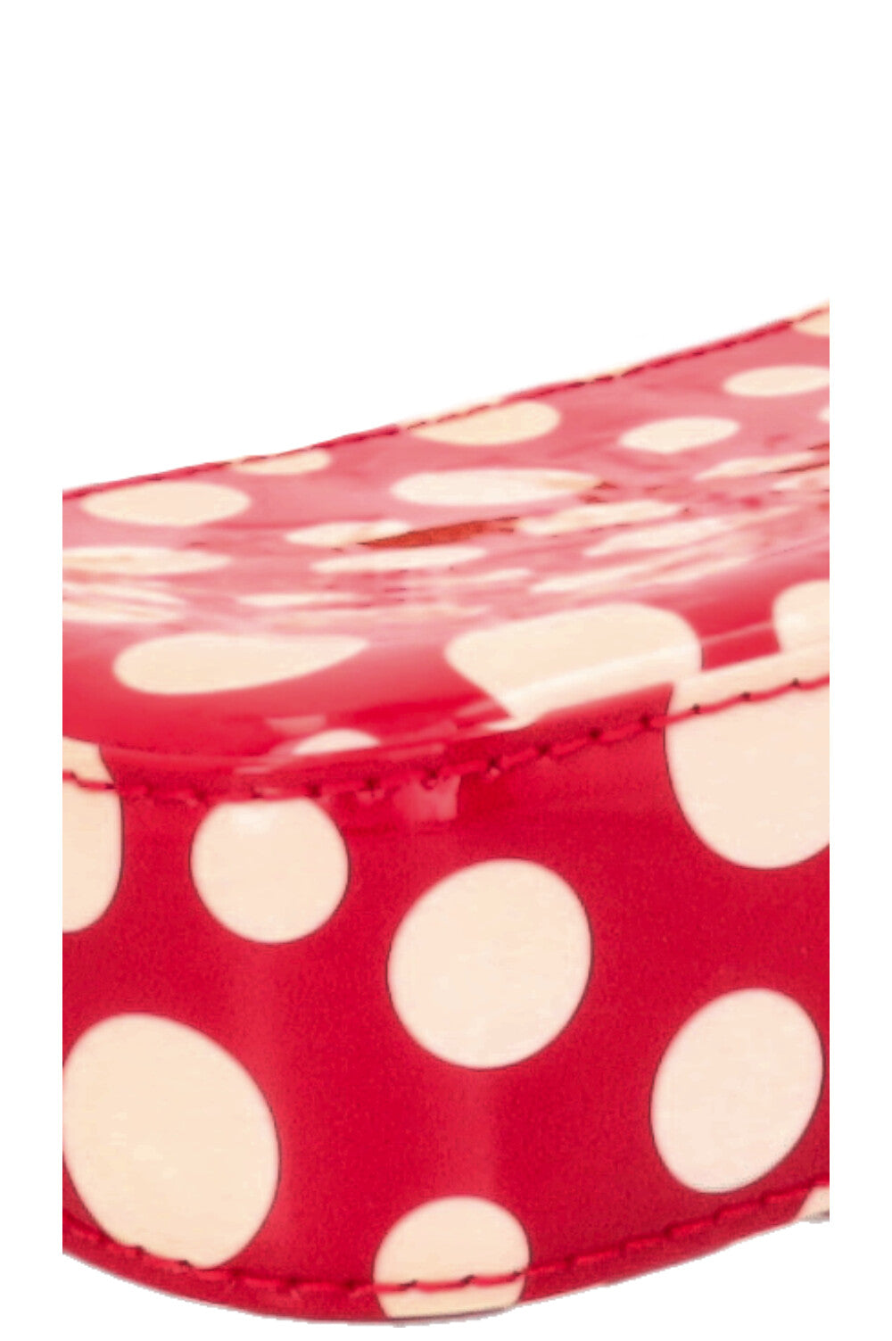 LOUIS VUITTON x YAYOI KUSAMA Pochette Accessories MNG Vernis Dots Red