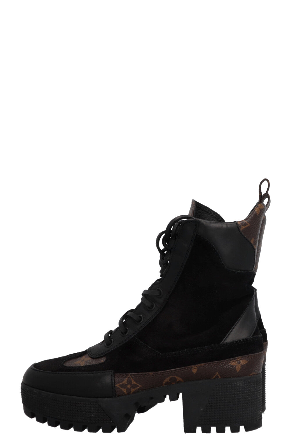 LOUIS VUITTON Laureate Boots MNG Black
