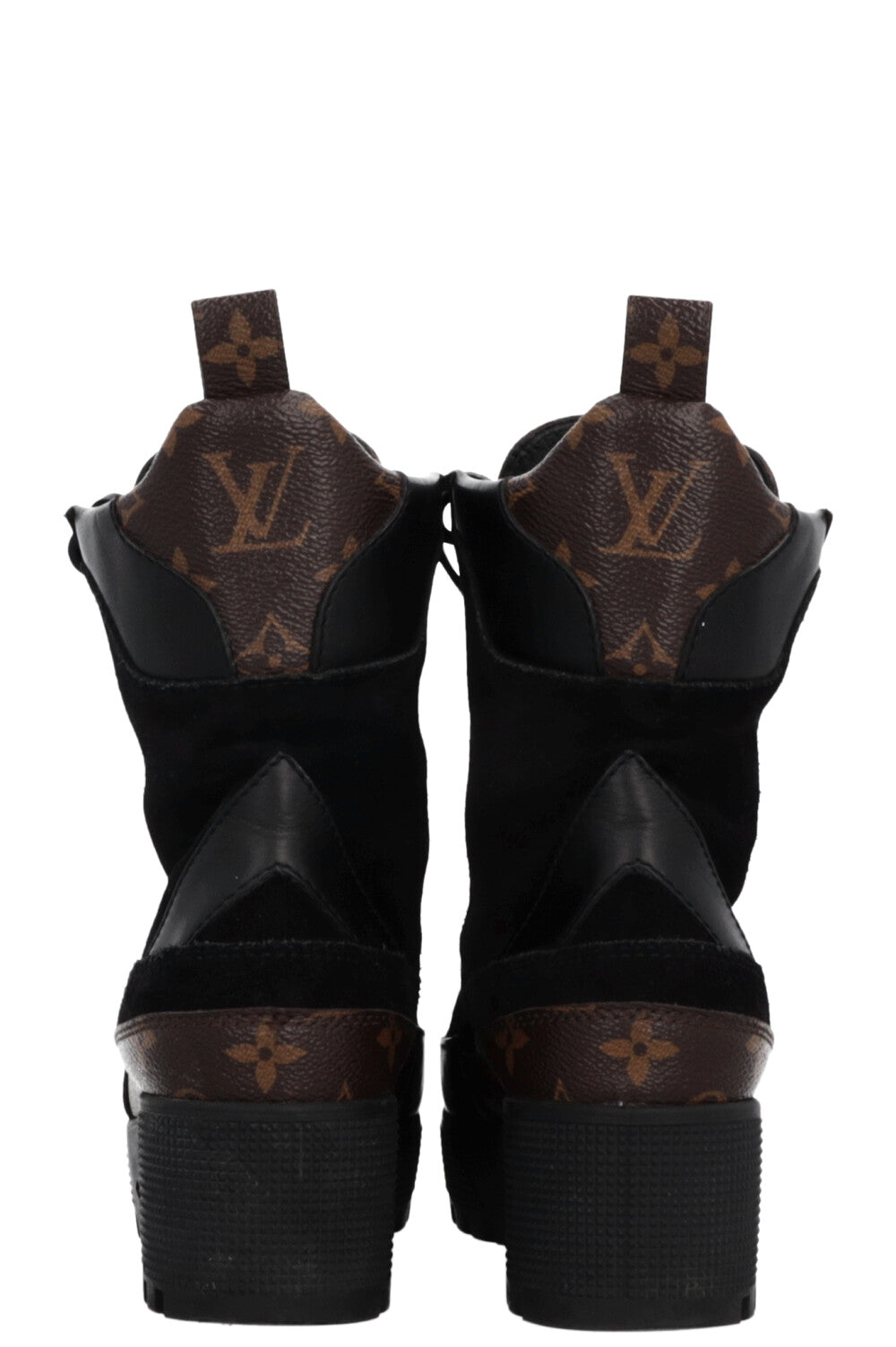 LOUIS VUITTON Laureate Boots MNG Black