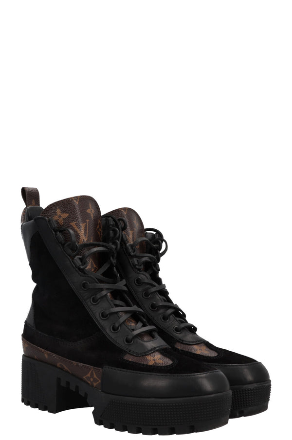 LOUIS VUITTON Bottes Lauréate MNG Noir