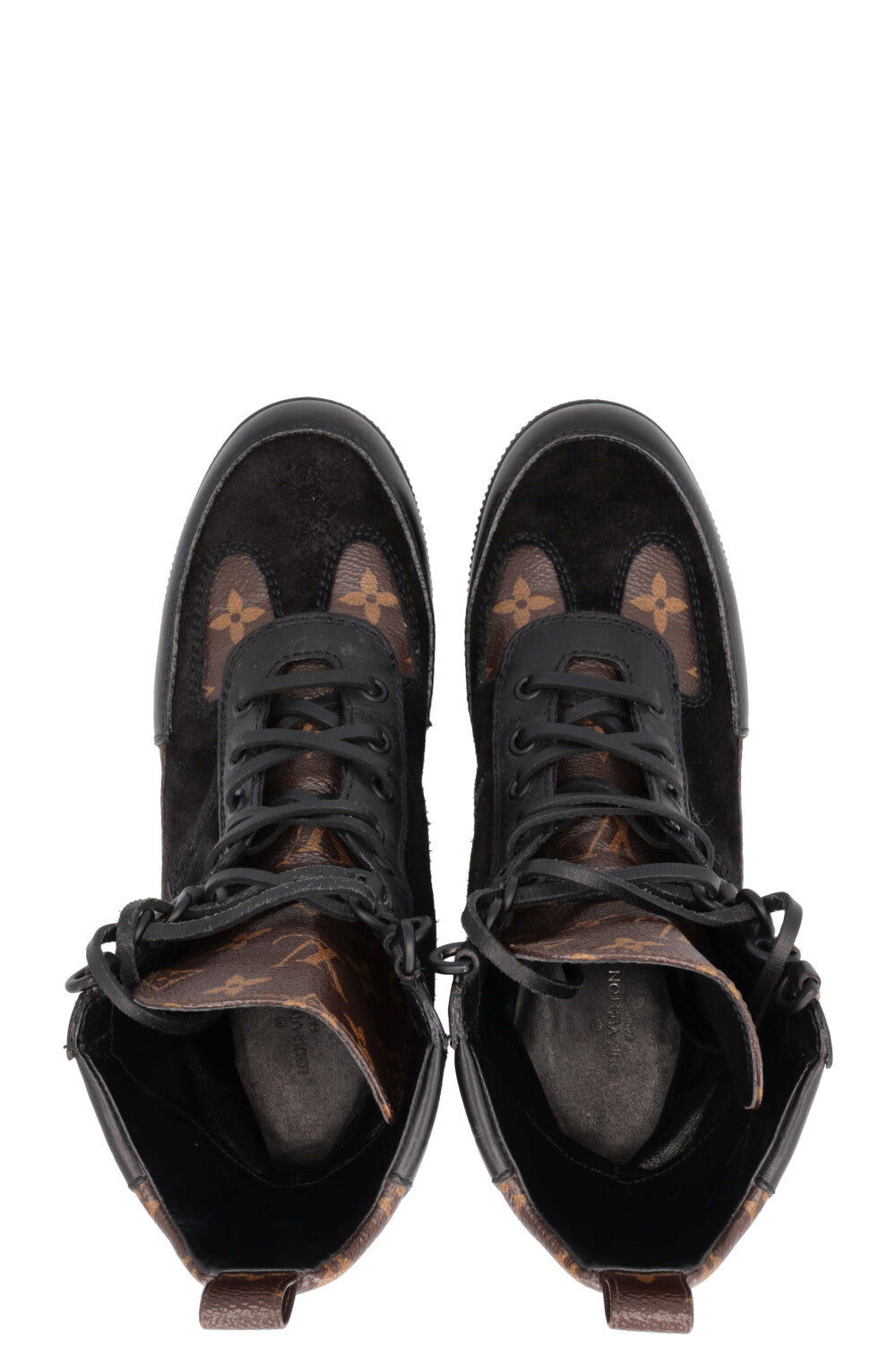 LOUIS VUITTON Laureate Boots MNG Black