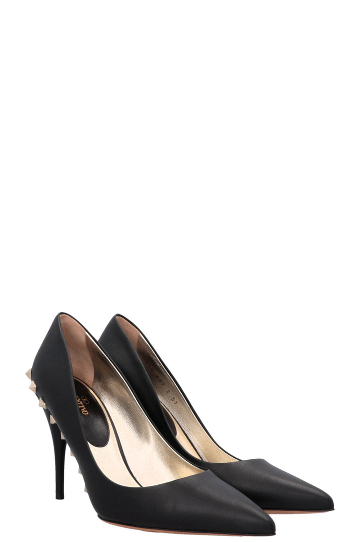 VALENTINO Rockstud Heels Black