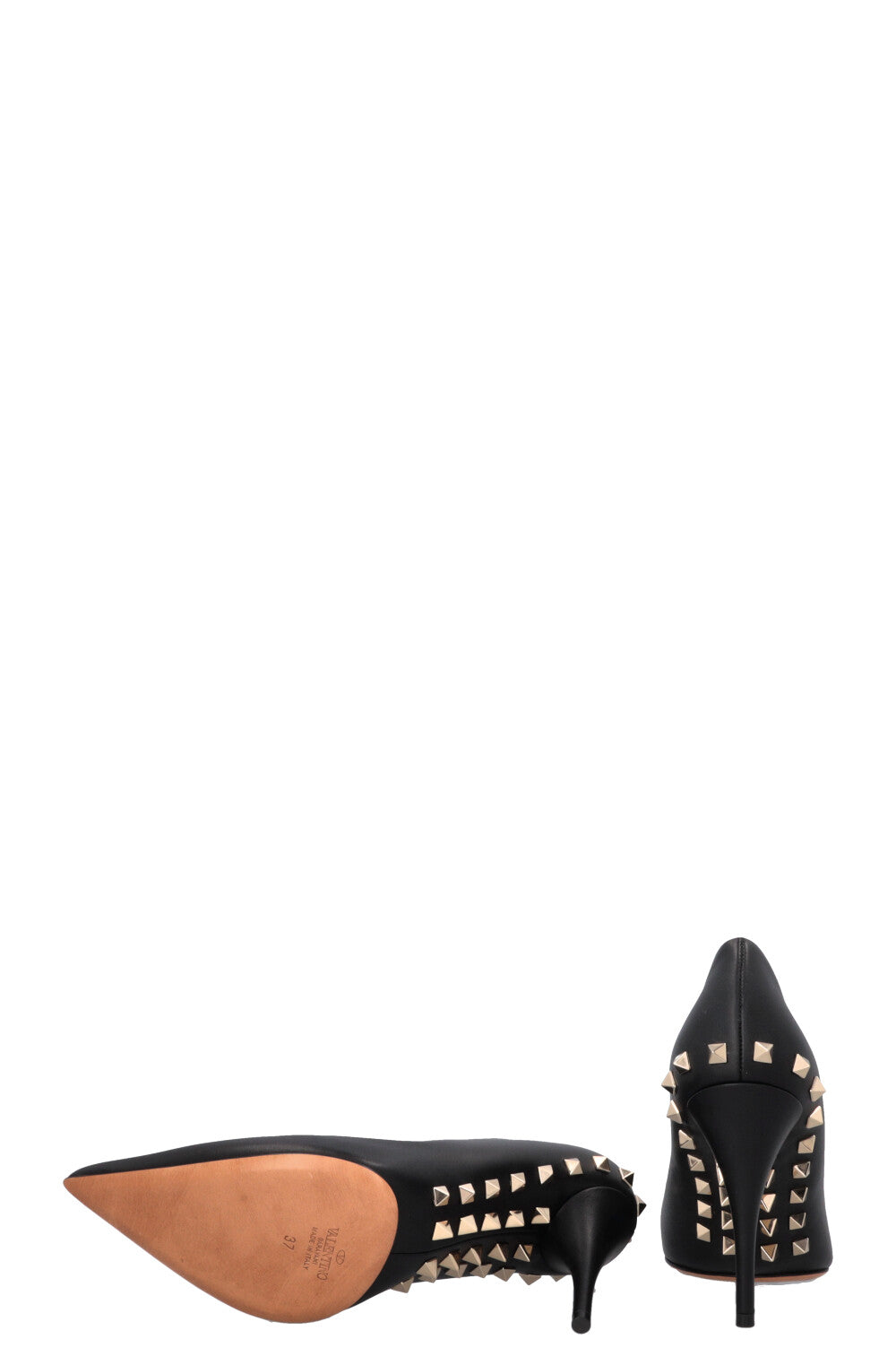 VALENTINO Rockstud Heels Black