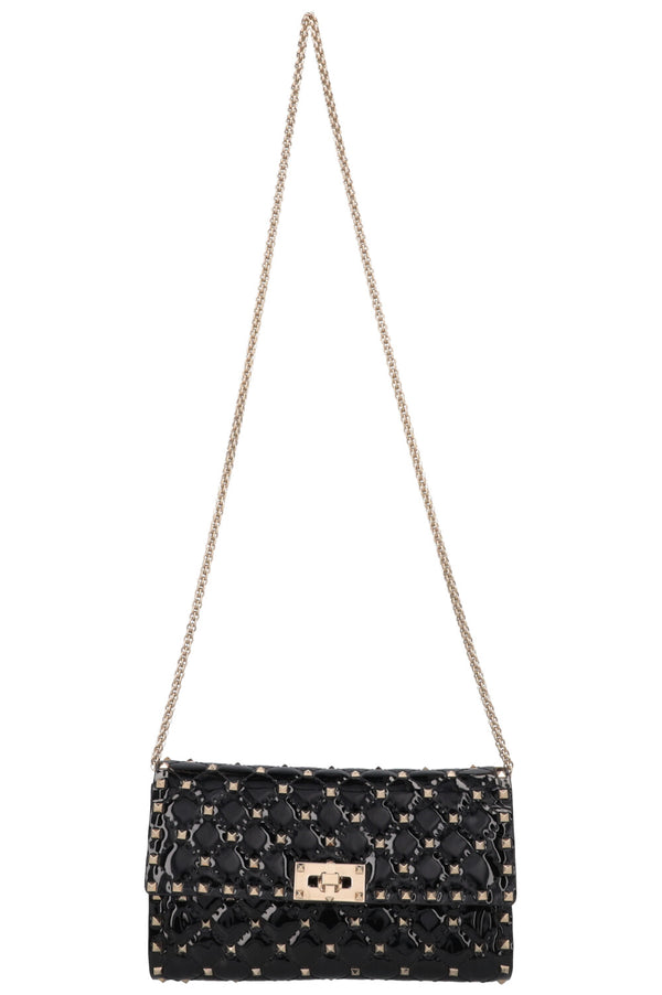 VALENTINO Spike WOC Patent Black