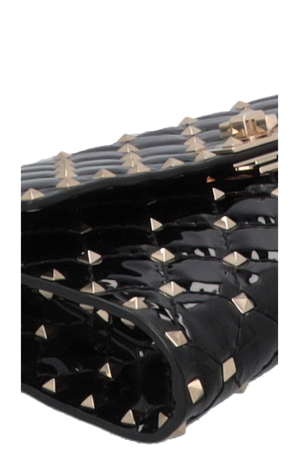 VALENTINO Spike WOC Patent Black