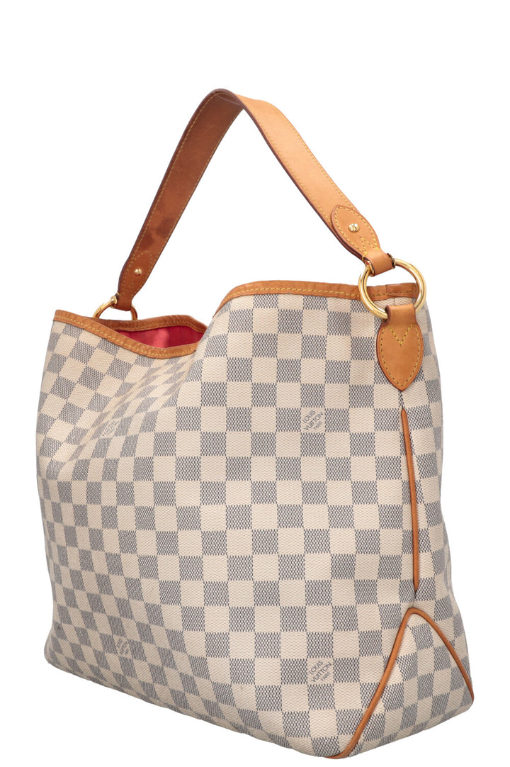 Sac à bandoulière Delightful de LOUIS VUITTON, toile Damier Azur.
