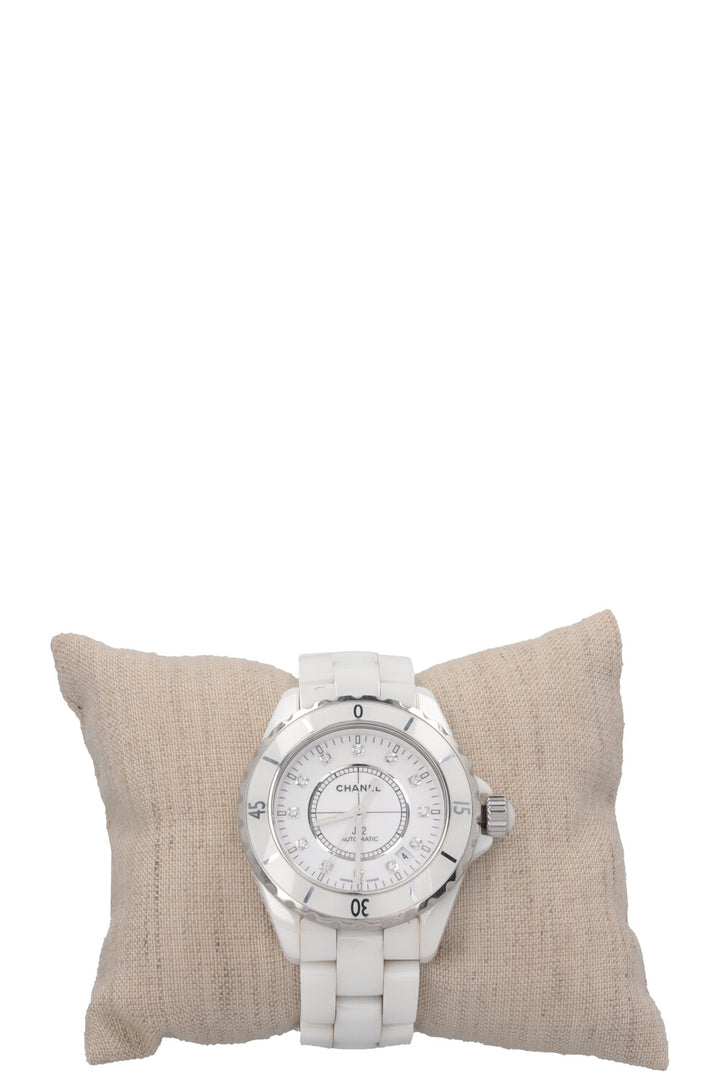 CHANEL J12 Watch Caliber 12.1 38 Ceramic White