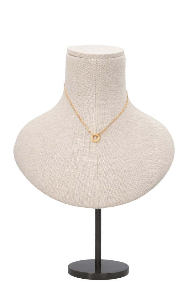 Pendentif Love de Cartier, 2 diamants, collier en or jaune 18 carats