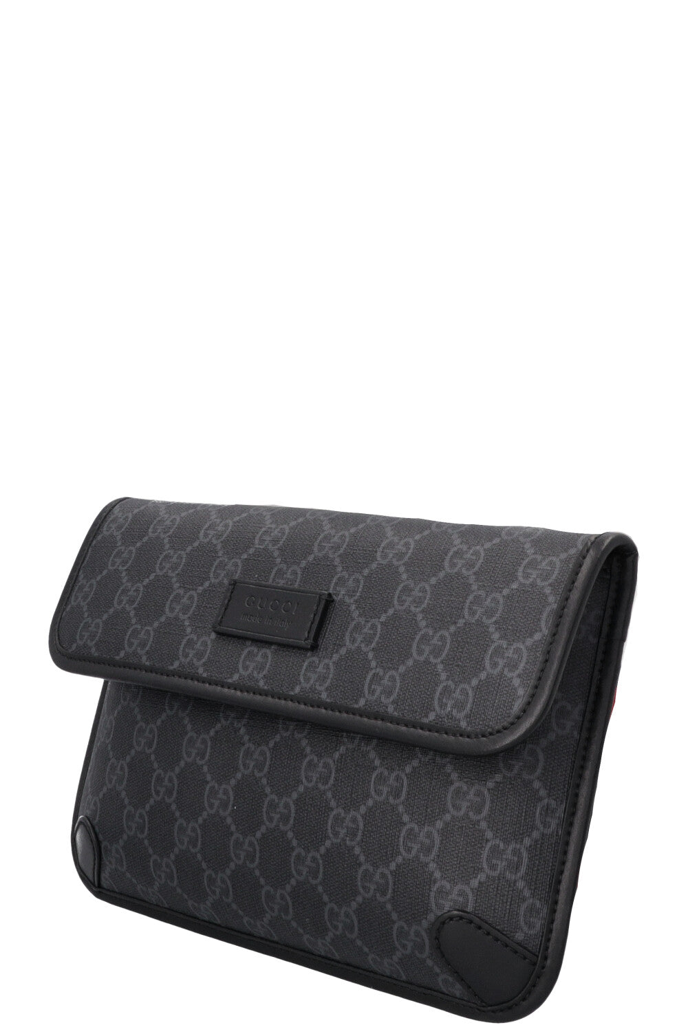 Sac banane GUCCI Supreme en toile noire