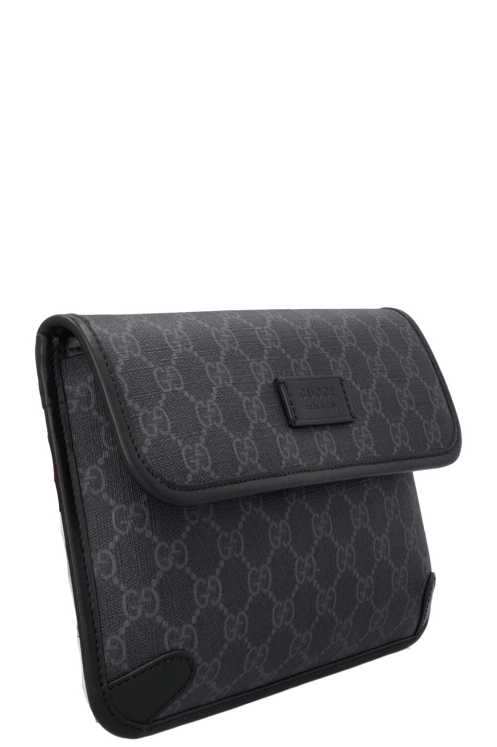 Sac banane GUCCI Supreme en toile noire