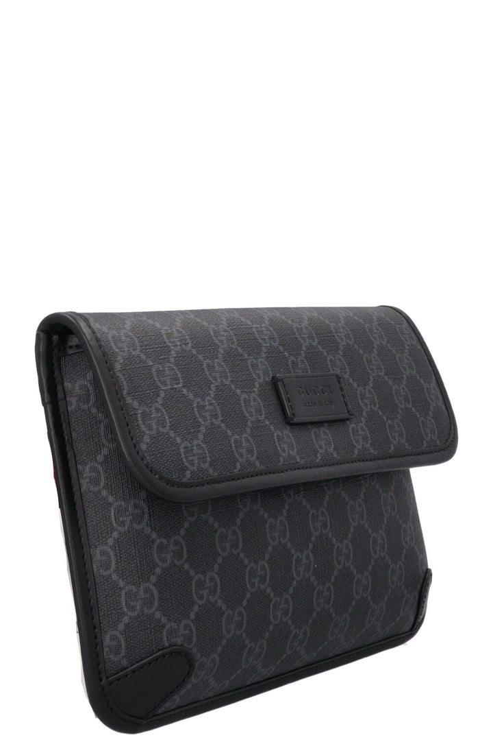 Sac banane GUCCI Supreme en toile noire
