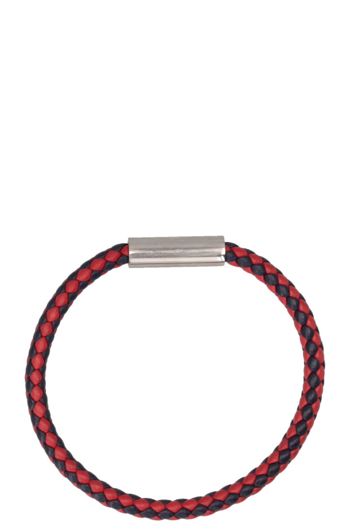 HERMÈS Goliath Woven Bracelet Red Blue