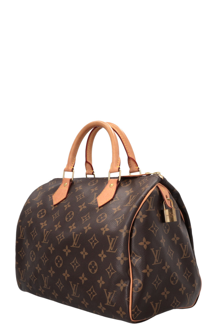 Sac à main LOUIS VUITTON Speedy 30 en toile MNG