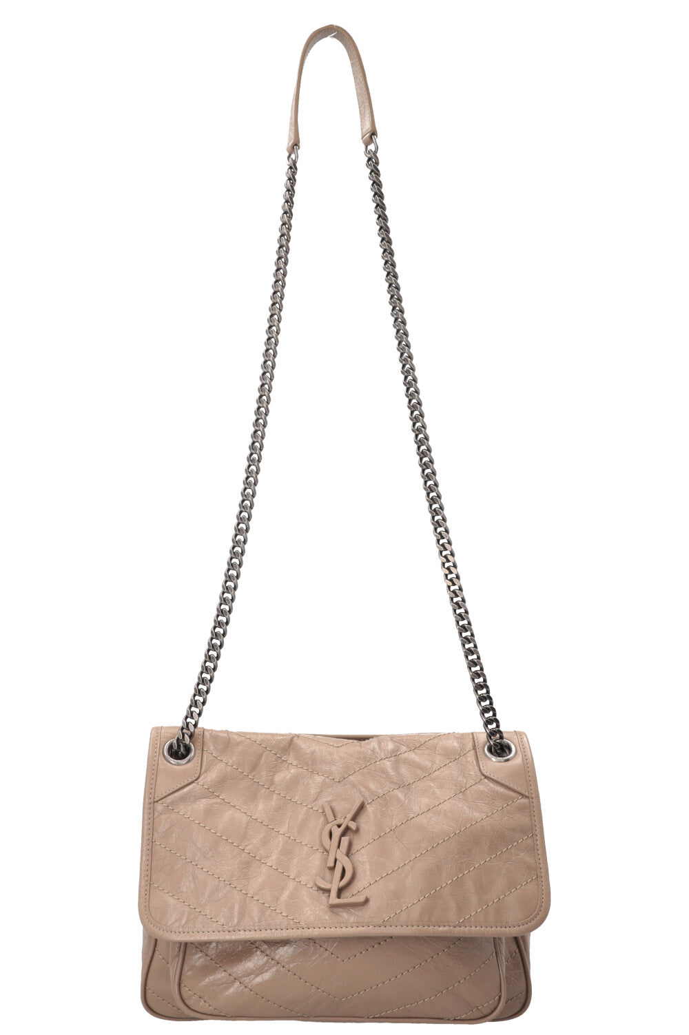 SAINT LAURENT Sac bandoulière Niki moyen couleur fauve