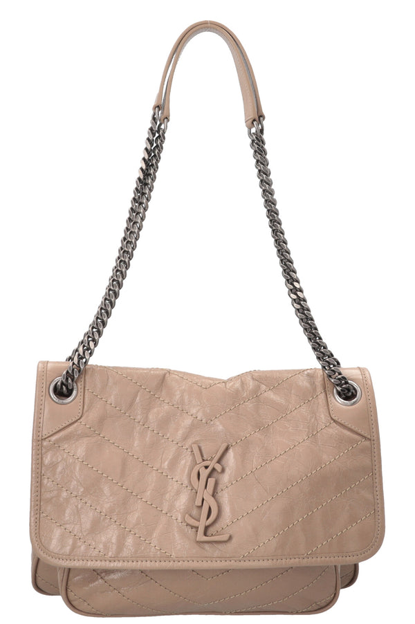 SAINT LAURENT Sac bandoulière Niki moyen couleur fauve