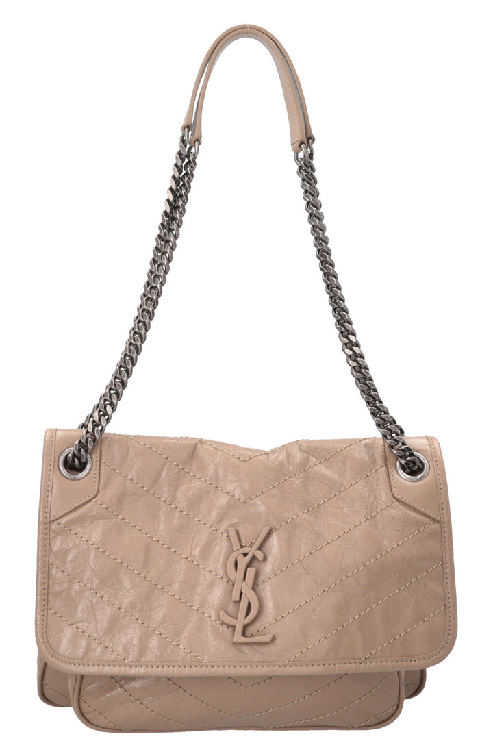 SAINT LAURENT Sac bandoulière Niki moyen couleur fauve