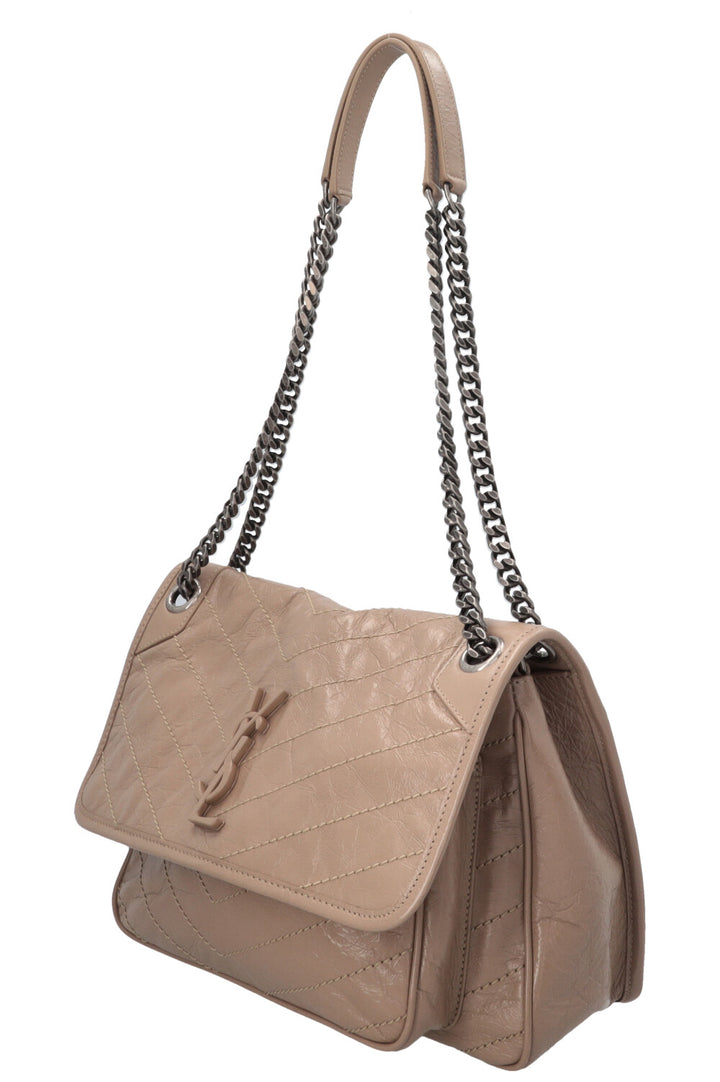 SAINT LAURENT Sac bandoulière Niki moyen couleur fauve