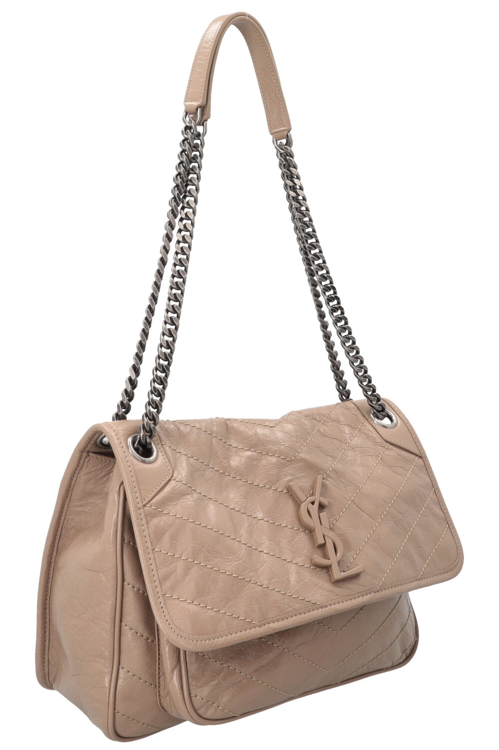 SAINT LAURENT Sac bandoulière Niki moyen couleur fauve