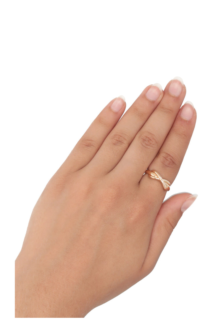 TIFFANY&CO Infinity Ring 18K Rose Gold