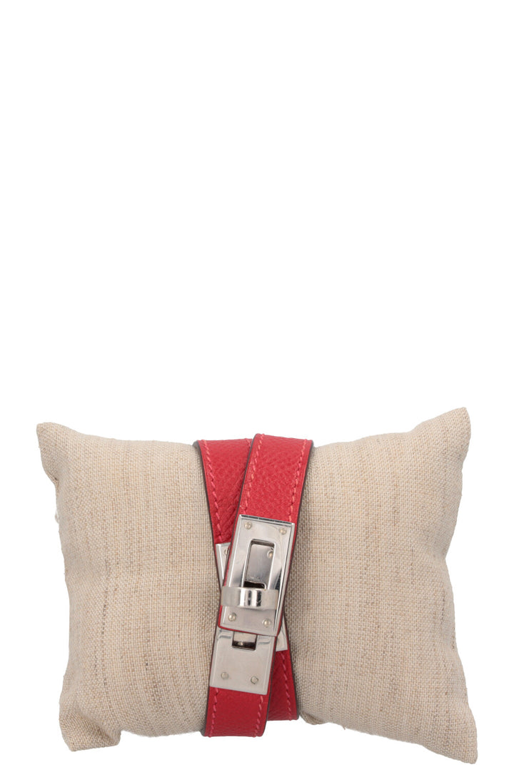 HERMÈS Kelly Double Tour Bracelet Epsom Red