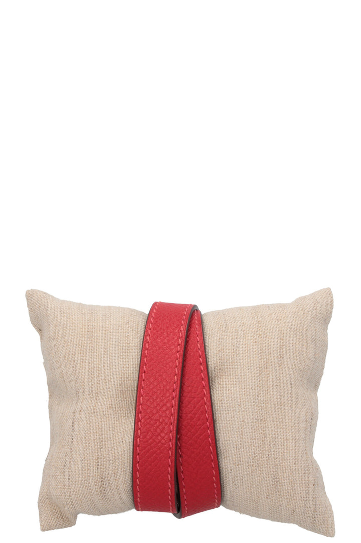 HERMÈS Kelly Double Tour Bracelet Epsom Red