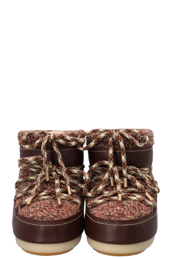 CHLOÉ x MOON BOOTS Snow Boots Tannish Brown