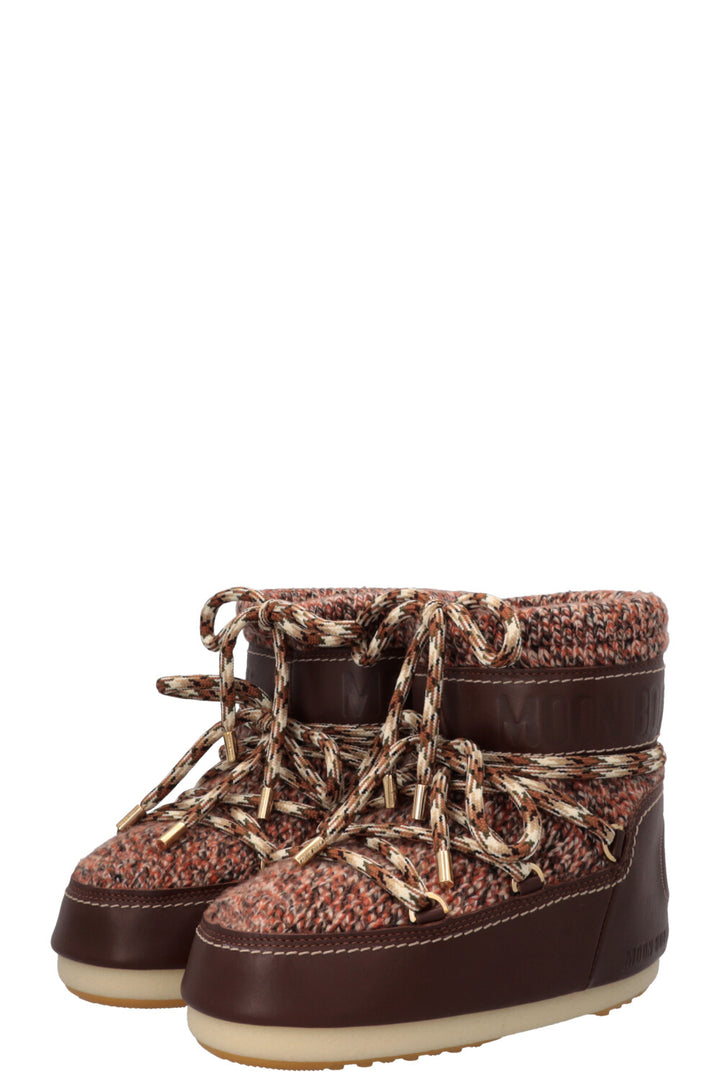 CHLOÉ x MOON BOOTS Snow Boots Tannish Brown