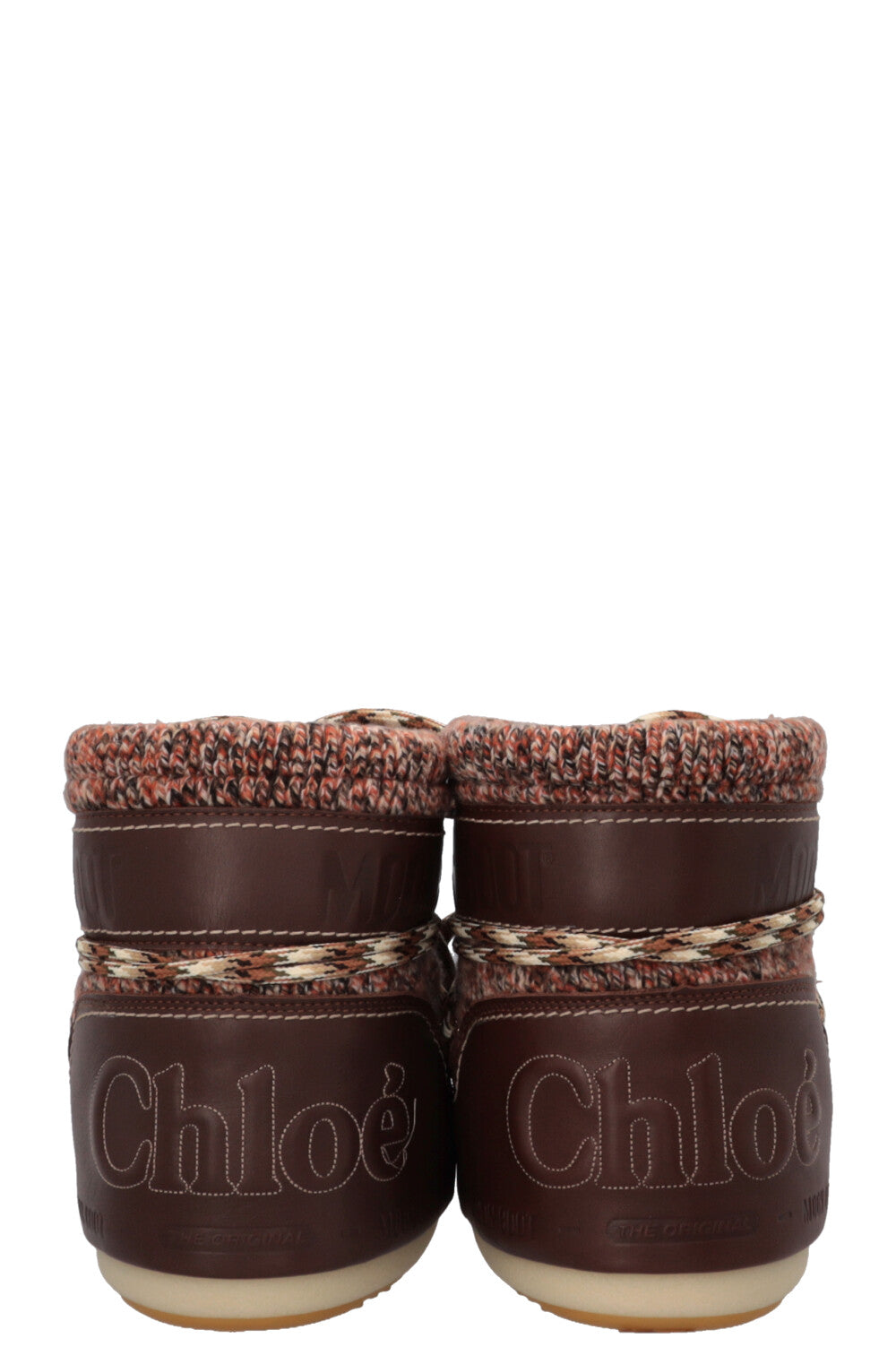 CHLOÉ x MOON BOOTS Snow Boots Tannish Brown