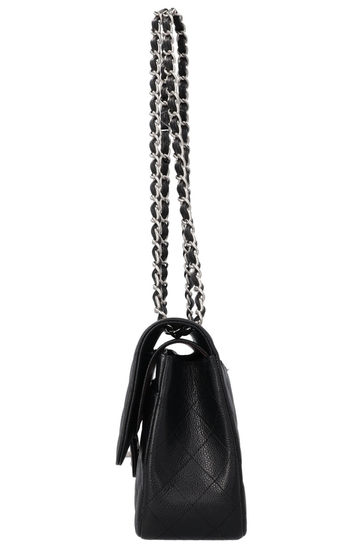 CHANEL Double Flap Bag Large Caviar Black