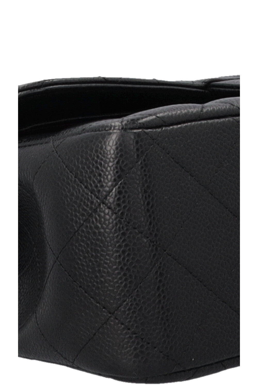 CHANEL Double Flap Bag Large Caviar Black