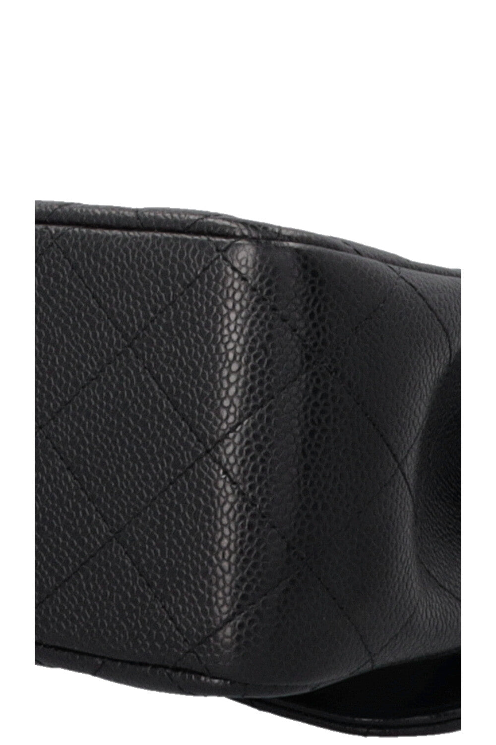 CHANEL Double Flap Bag Large Caviar Black