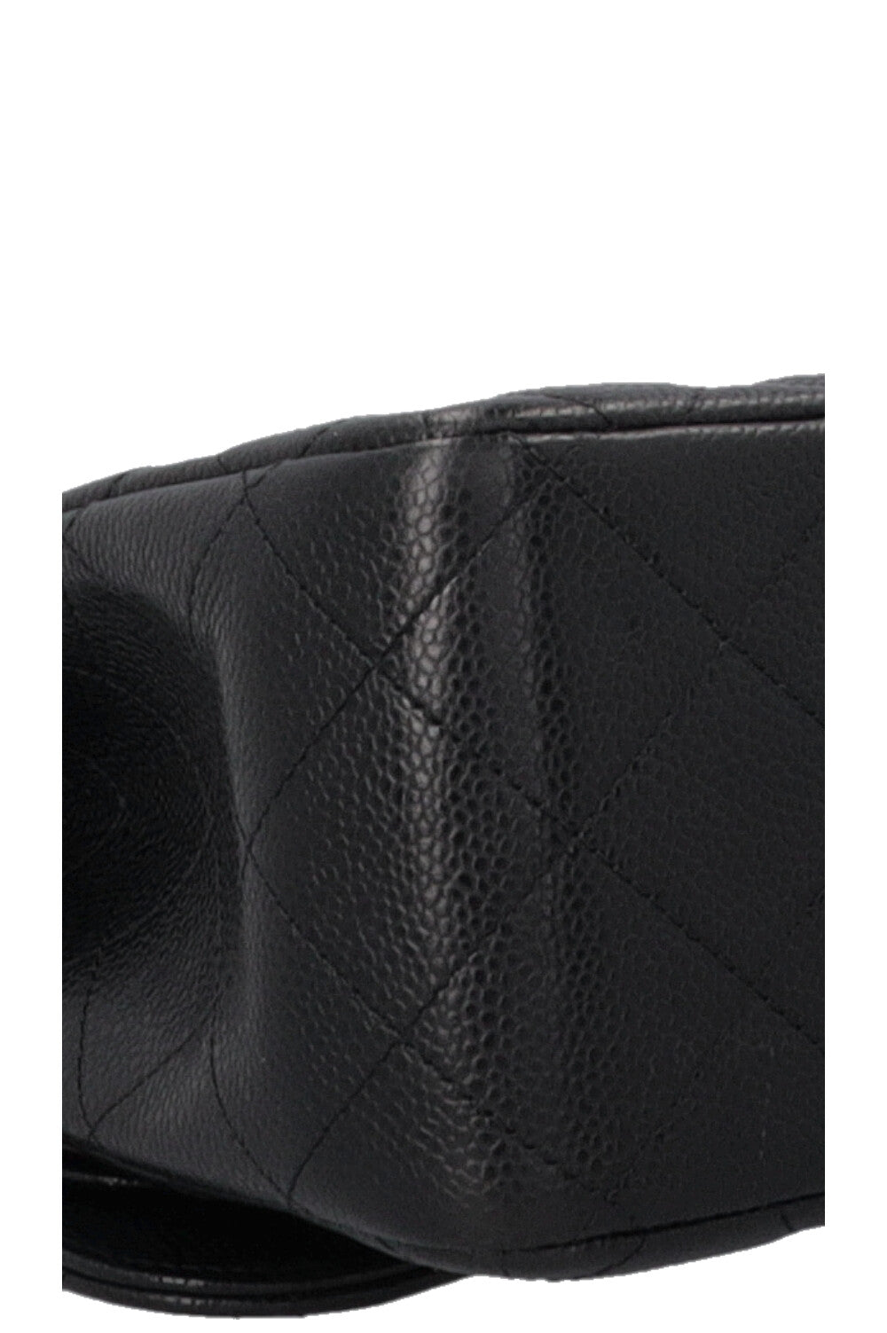 CHANEL Double Flap Bag Large Caviar Black