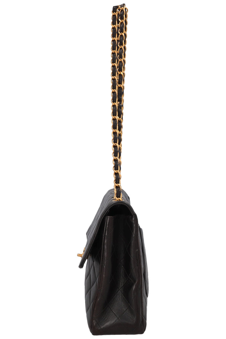 CHANEL Vintage Jumbo Single Flap Black