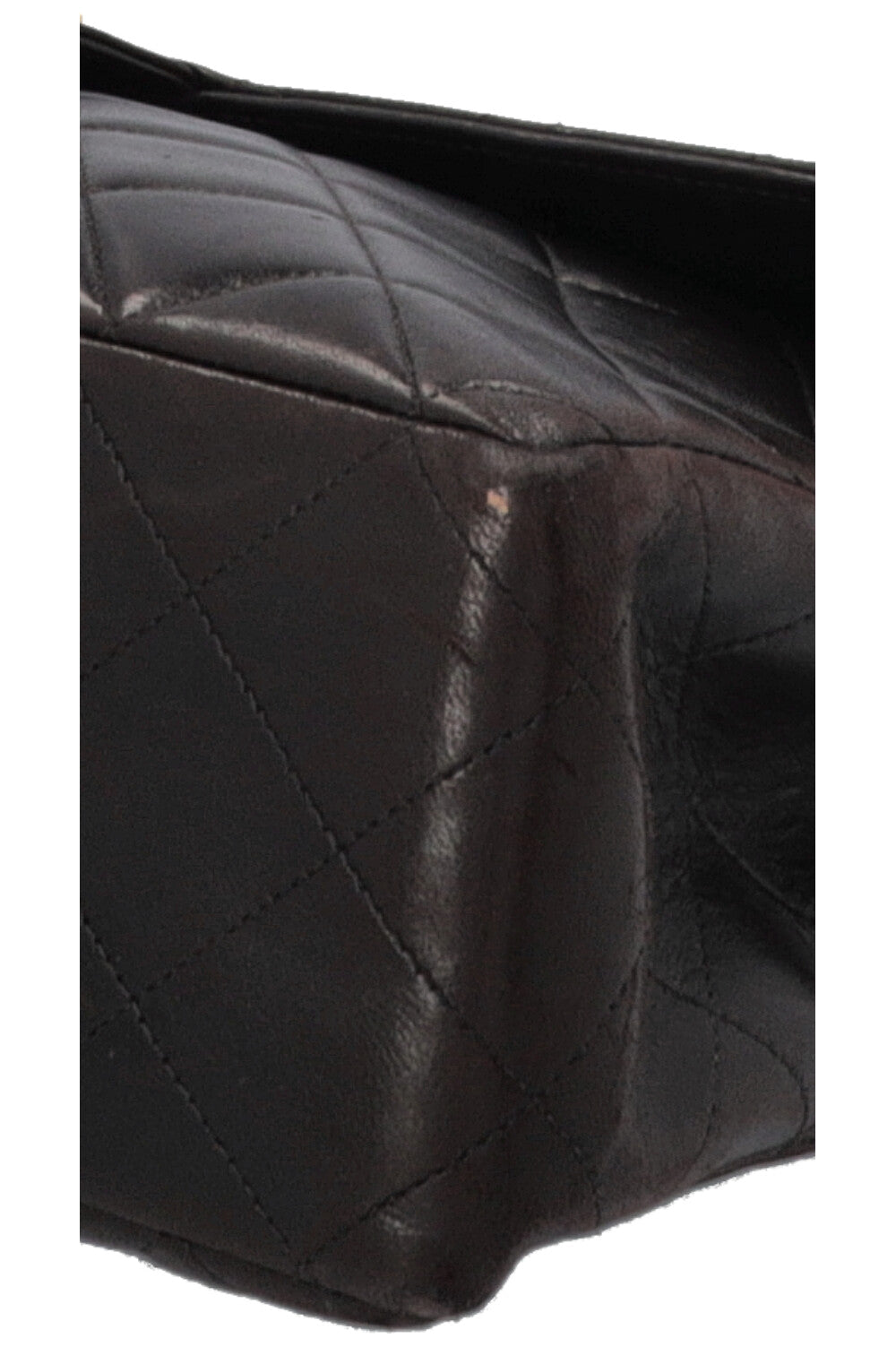 CHANEL Vintage Jumbo Single Flap Black