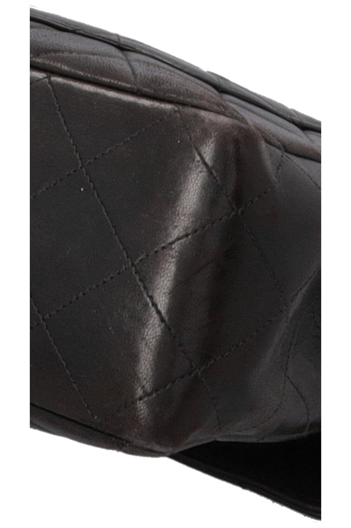 CHANEL Vintage Jumbo Single Flap Black