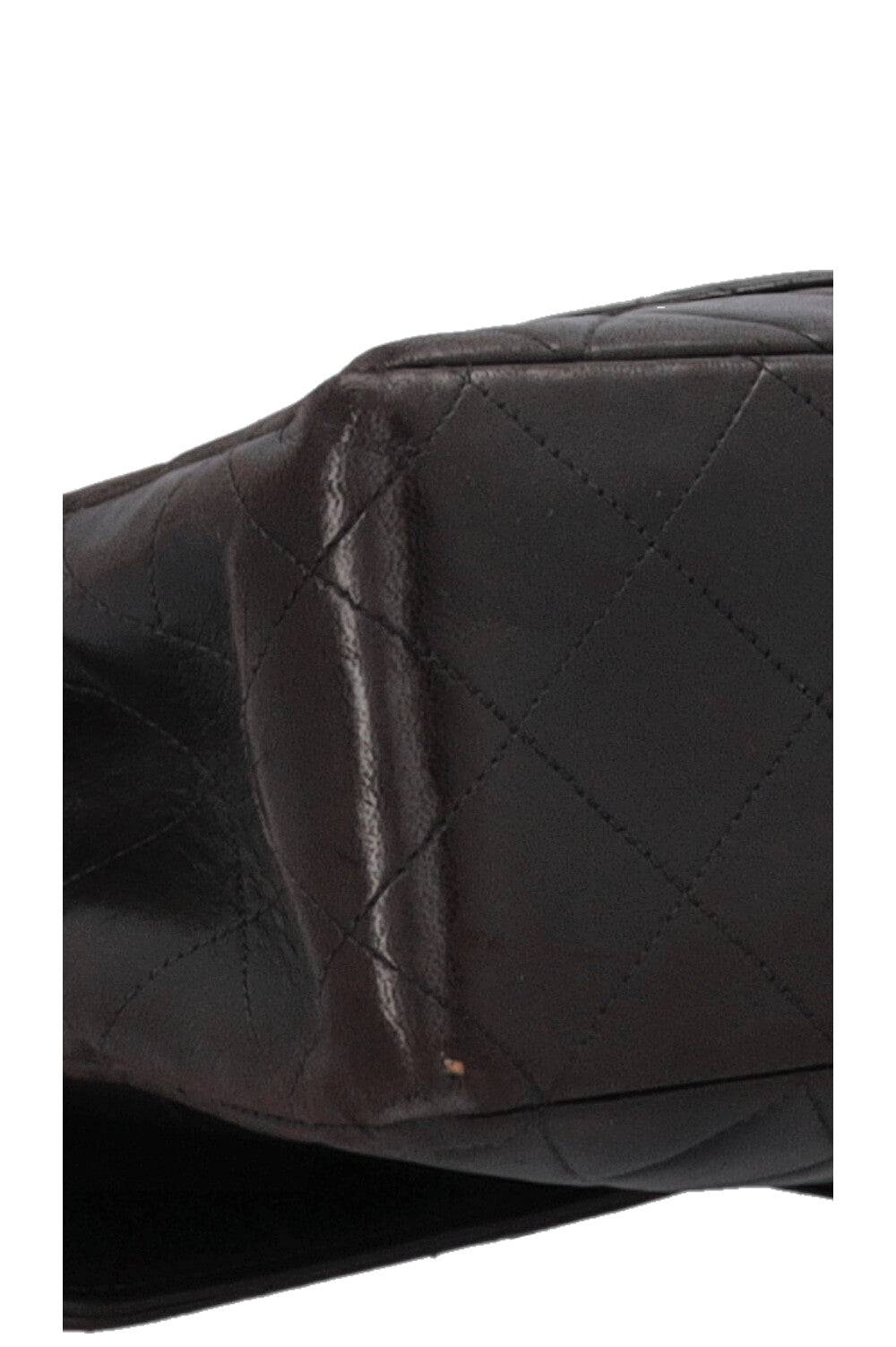 CHANEL Vintage Jumbo Single Flap Black