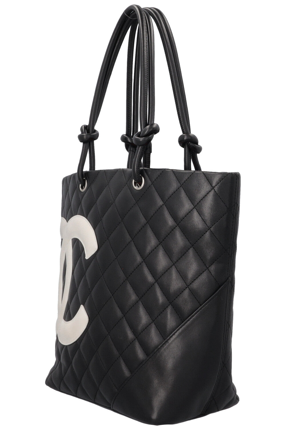 CHANEL Cambon CC Small Tote Bag Black