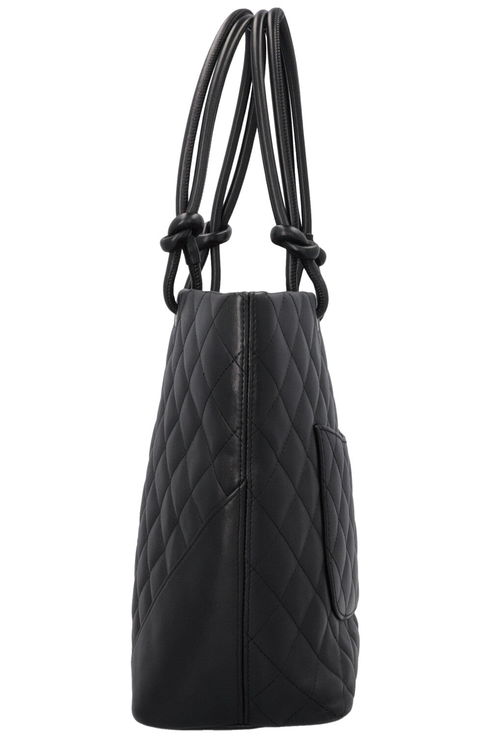 CHANEL Cambon CC Small Tote Bag Black