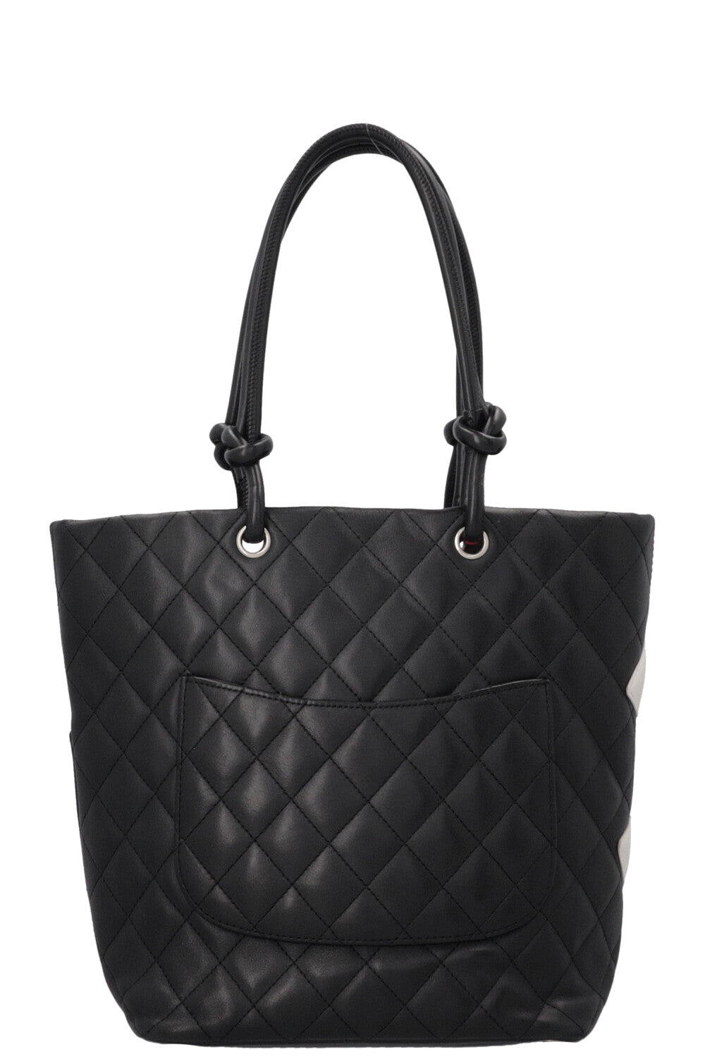 CHANEL Cambon CC Small Tote Bag Black