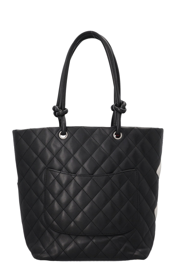 CHANEL Cambon CC Small Tote Bag Black
