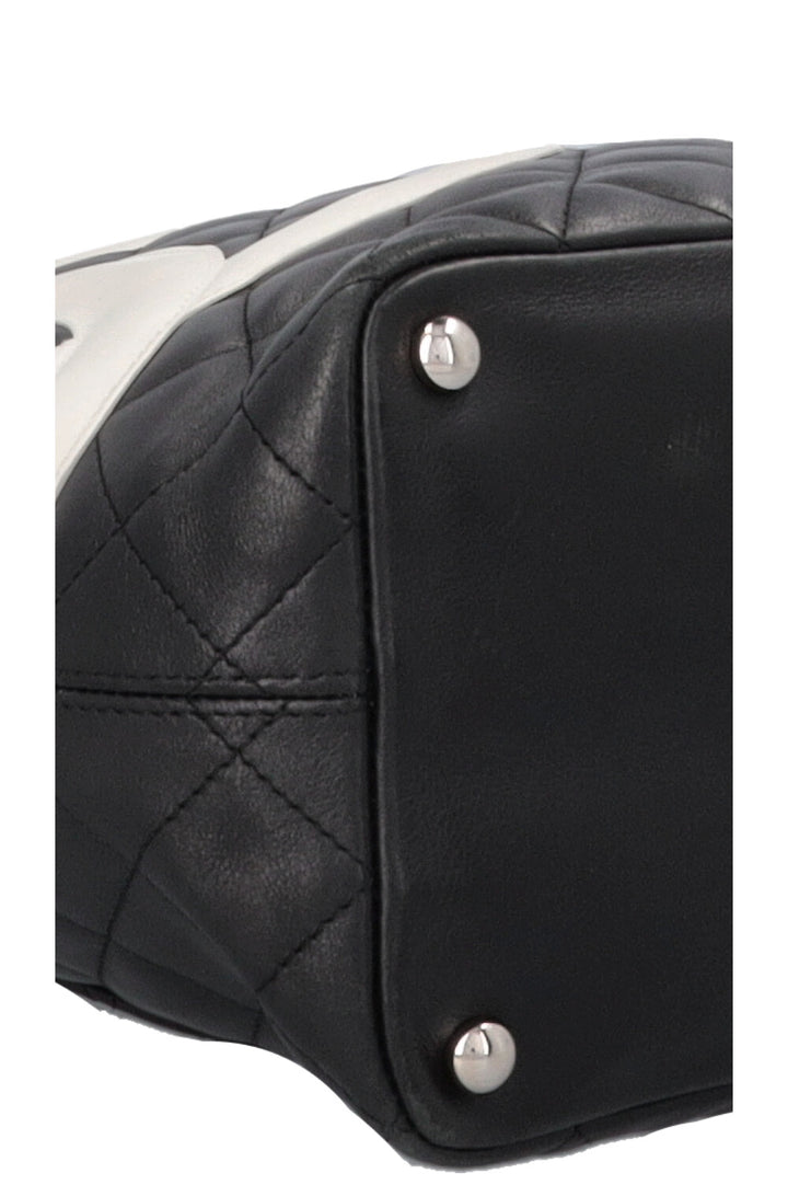 CHANEL Cambon CC Small Tote Bag Black