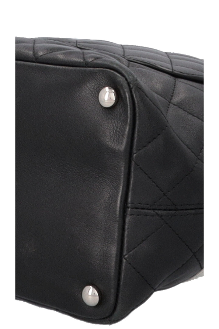 CHANEL Cambon CC Small Tote Bag Black
