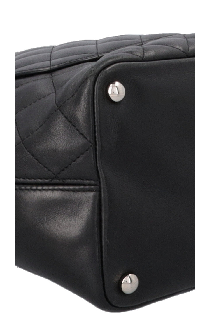 CHANEL Cambon CC Small Tote Bag Black