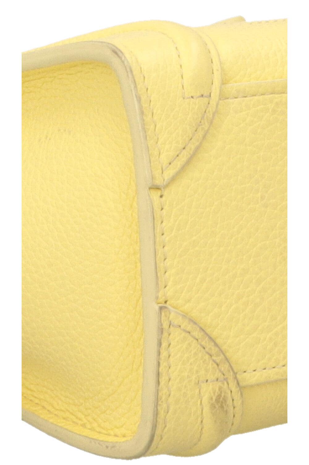 CELINE Nano Luggage Crossbody Bag Yellow